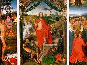 Hans Memling Resurrection Triptych china oil painting reproduction